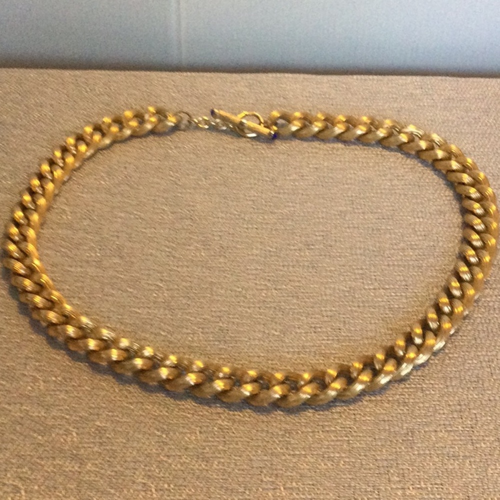 Goldtone Statement Necklace - image 2